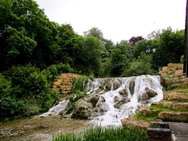 Waterfall at Blenheim palace