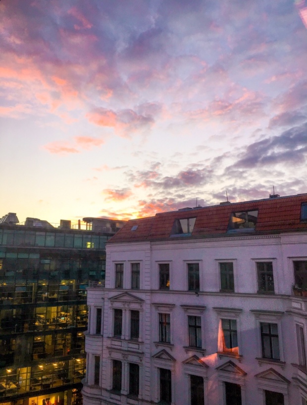 sunset in mitte, Berlin